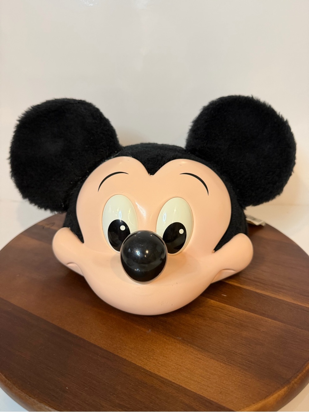 VTG NWT Disney Character Fashions Mickey Mouse 3D Plastic Face Trucker Hat